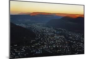 Evening View of Lichtenstein Village, Swabian Alb, Baden-Wurttemberg, Germany, Europe-Jochen Schlenker-Mounted Photographic Print