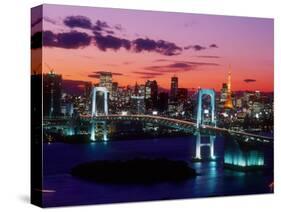 Evening View of Rainbow Bridge-null-Stretched Canvas