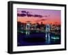 Evening View of Rainbow Bridge-null-Framed Premium Photographic Print