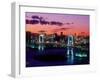 Evening View of Rainbow Bridge-null-Framed Premium Photographic Print