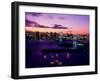 Evening View of Rainbow Bridge-null-Framed Premium Photographic Print