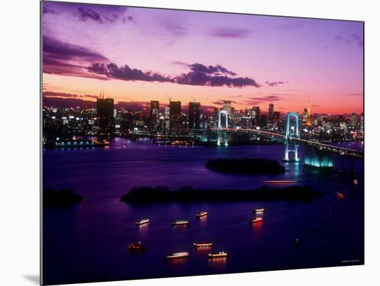 Evening View of Rainbow Bridge-null-Mounted Photographic Print