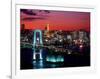 Evening View of Rainbow Bridge-null-Framed Photographic Print