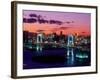 Evening View of Rainbow Bridge-null-Framed Photographic Print