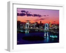 Evening View of Rainbow Bridge-null-Framed Photographic Print