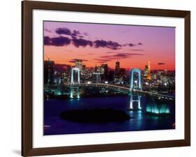 Evening View of Rainbow Bridge-null-Framed Photographic Print