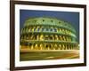 Evening View of The Colosseum, Rome, Italy-Walter Bibikow-Framed Photographic Print