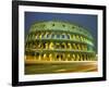 Evening View of The Colosseum, Rome, Italy-Walter Bibikow-Framed Photographic Print