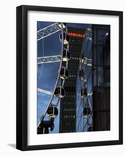 Evening View of the Manchester Wheel, Manchester, England, United Kingdom, Europe-Richardson Peter-Framed Photographic Print