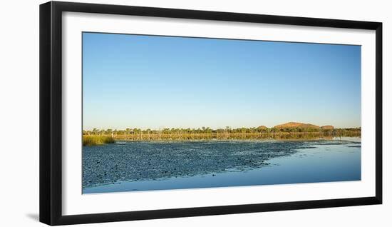 Evening View on Lily Creek Lagoon, Kununurra, Western Australia-Anja Hennern-Framed Photographic Print