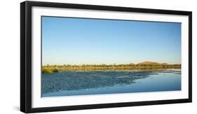 Evening View on Lily Creek Lagoon, Kununurra, Western Australia-Anja Hennern-Framed Photographic Print