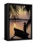 Evening View on the Mekong River, Mekong Delta, Vietnam-Keren Su-Framed Stretched Canvas