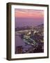 Evening View Over Monte Carlo, Monaco, Cote d'Azur, Mediterranean, Europe-Sergio Pitamitz-Framed Photographic Print