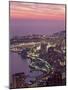 Evening View Over Monte Carlo, Monaco, Cote d'Azur, Mediterranean, Europe-Sergio Pitamitz-Mounted Photographic Print