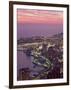 Evening View Over Monte Carlo, Monaco, Cote d'Azur, Mediterranean, Europe-Sergio Pitamitz-Framed Photographic Print