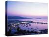 Evening View Over Mykonos, Cyclades, Greek Islands, Greece-Hans Peter Merten-Stretched Canvas