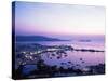 Evening View Over Mykonos, Cyclades, Greek Islands, Greece-Hans Peter Merten-Stretched Canvas
