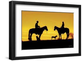 Evening Visit-Barry Hart-Framed Giclee Print