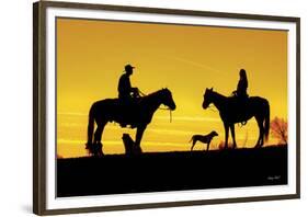 Evening Visit-Barry Hart-Framed Giclee Print