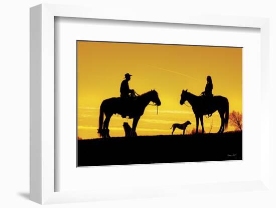 Evening Visit-Barry Hart-Framed Art Print