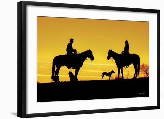 Evening Visit-Barry Hart-Framed Art Print