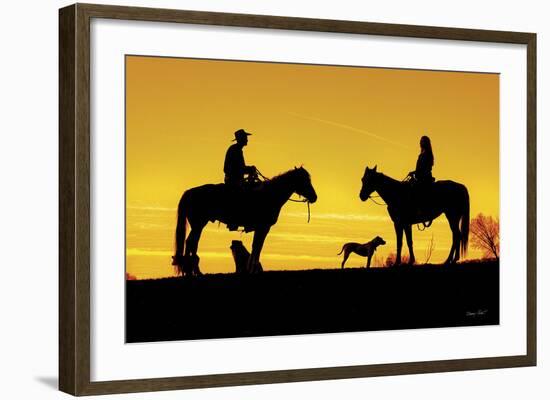 Evening Visit-Barry Hart-Framed Art Print