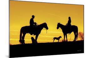 Evening Visit-Barry Hart-Mounted Art Print