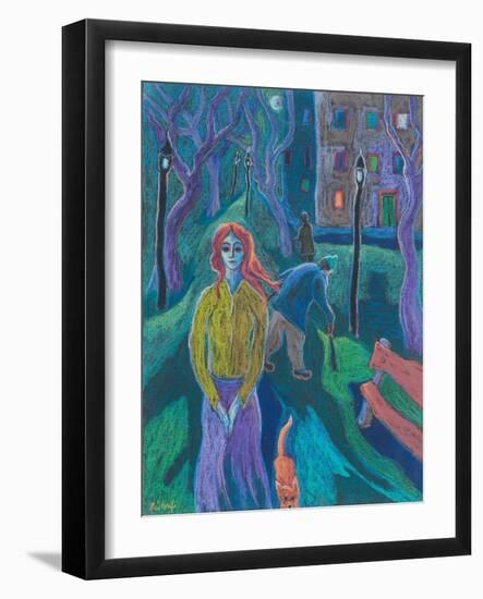 Evening Walk, 2005-Marta Martonfi-Benke-Framed Giclee Print