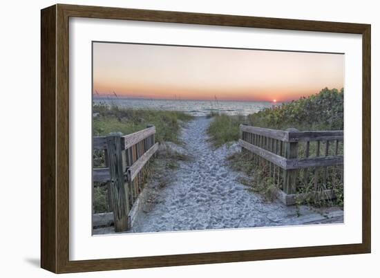 Evening Walk-Mary Lou Johnson-Framed Art Print