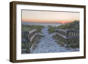 Evening Walk-Mary Lou Johnson-Framed Art Print