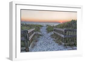 Evening Walk-Mary Lou Johnson-Framed Art Print