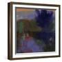 Evening Walk-Lou Wall-Framed Giclee Print