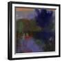 Evening Walk-Lou Wall-Framed Giclee Print