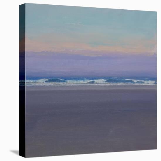 Evening Waves-John Miller-Stretched Canvas