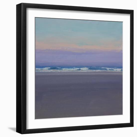 Evening Waves-John Miller-Framed Premium Giclee Print