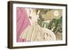 Evening Wedding on the Balcony, circa 1920-Charles Martin-Framed Giclee Print