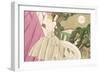 Evening Wedding on the Balcony, circa 1920-Charles Martin-Framed Giclee Print