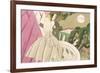 Evening Wedding on the Balcony, circa 1920-Charles Martin-Framed Giclee Print