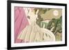 Evening Wedding on the Balcony, circa 1920-Charles Martin-Framed Giclee Print