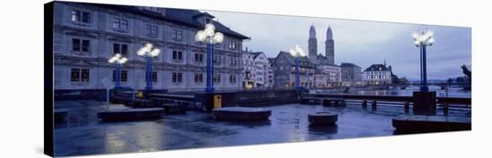 Evening, Zurich, Switzerland-null-Stretched Canvas