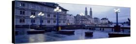 Evening, Zurich, Switzerland-null-Stretched Canvas