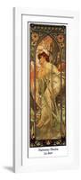 Evening-Alphonse Mucha-Framed Art Print