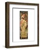 Evening-Alphonse Mucha-Framed Premium Giclee Print