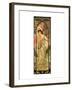 Evening-Alphonse Mucha-Framed Premium Giclee Print