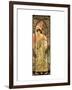 Evening-Alphonse Mucha-Framed Premium Giclee Print