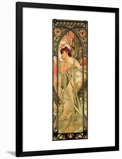 Evening-Alphonse Mucha-Framed Premium Giclee Print