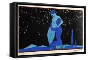 Evening-Georges Barbier-Framed Stretched Canvas