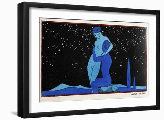 Evening-Georges Barbier-Framed Giclee Print