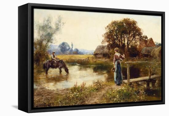 Evening-Henry John Yeend King-Framed Stretched Canvas