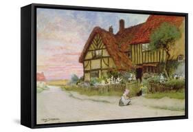 Evening-Arthur Claude Strachan-Framed Stretched Canvas